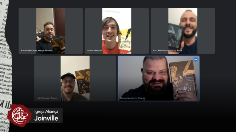 Grupo de Leitura da Aliança Joinville termina mais um livro.